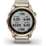 Часы GARMIN FENIX 7S – SAPPHIRE SOLAR EDITION CREAM GOLD TITANIUM WITH CREAM HEATHERED NYLON BAND 11358