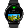 Часы GARMIN VENU 3 SLATE STAINLESS STEEL BEZEL WITH BLACK CASE AND SILICONE BAND 010-02784-01
