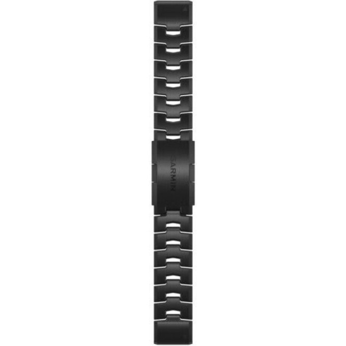 Ремешок GARMIN QUICKFIT 22MM BAND VENTED TITANIUM BRACELET WITH CARBON GRAY DLC COATING 10133