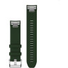 Ремешок сменный для GARMIN MARQ, QUICKFIT 22M, PINE GREEN SILICONE BAND 010-13008-01