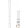Ремешок сменный LILY BANDS (14 MM), WHITE ITALIAN LEATHER 010-13068-A6